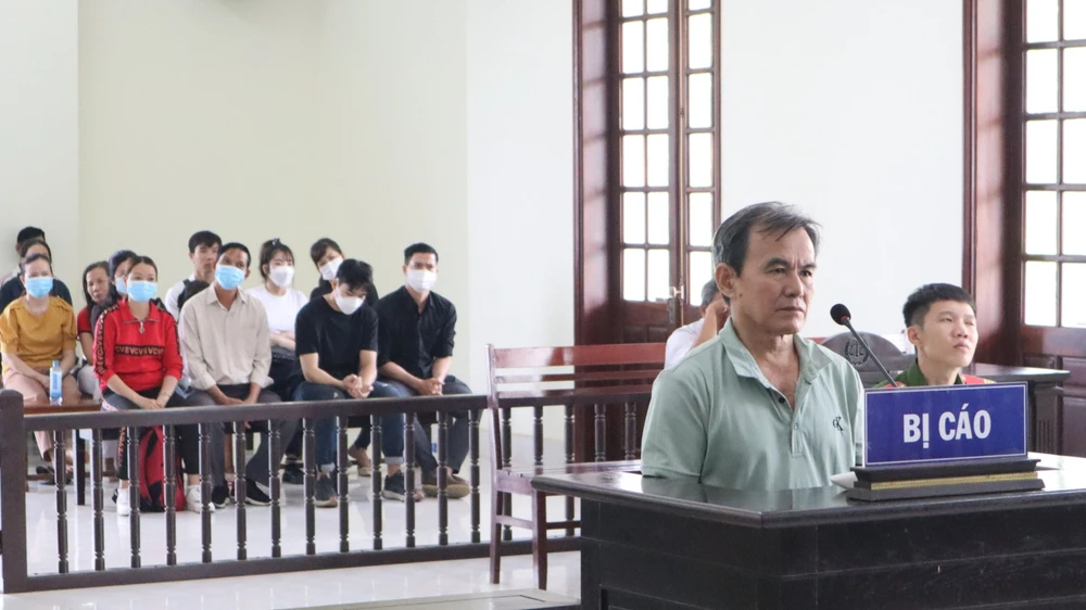 Bị cáo rất ân hận vì việc mình đã gây ra. Ảnh: LA