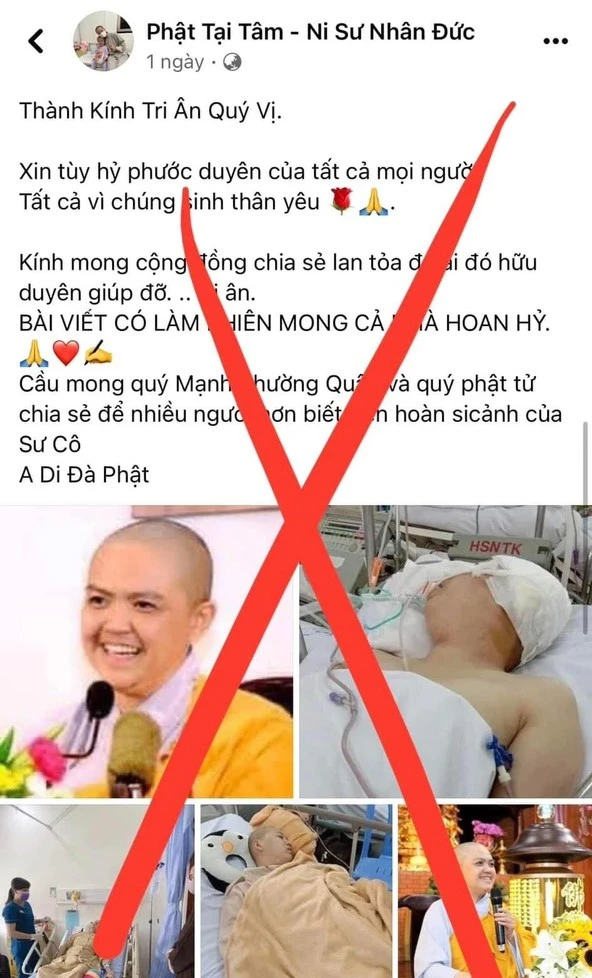 Những thông tin giả mạo đang lan truyền trên mạng xã hội. Ảnh: GHBD