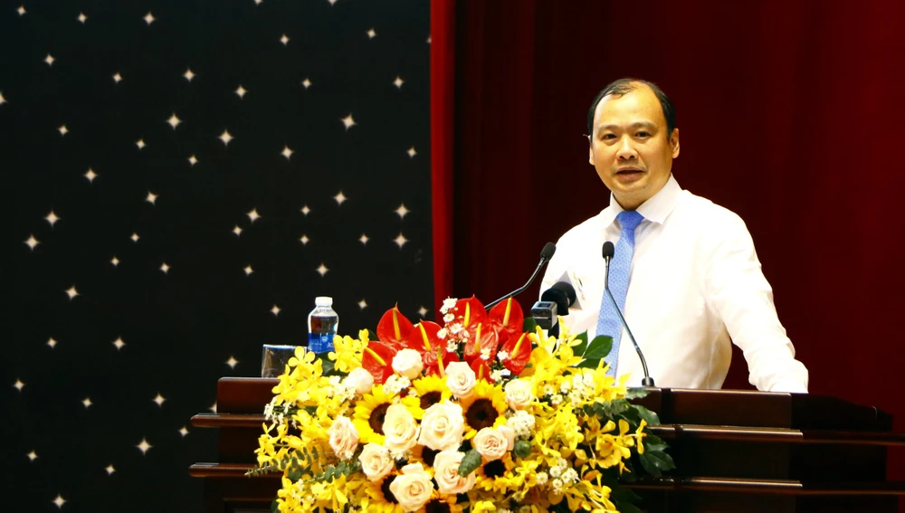 Ông Lê Hải Bình, Phó Ban Tuyên giáo Trung ương đã quán triệt Quy định số 85-QĐ/TW. Ảnh: LÊ ÁNH