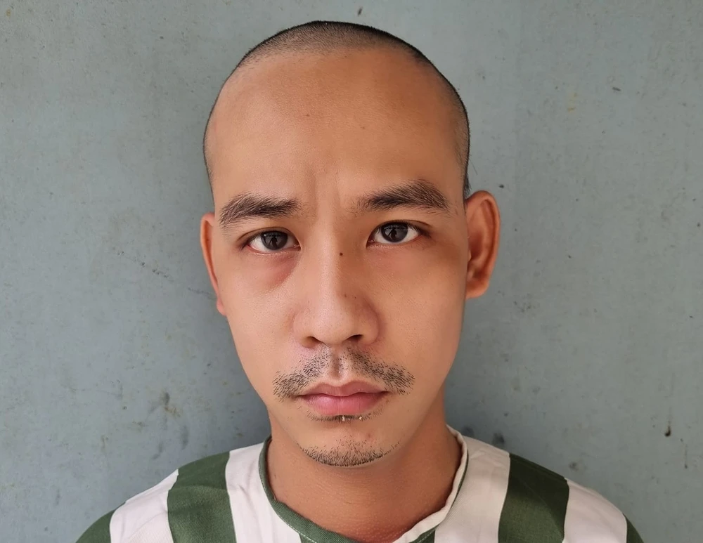 Hậu bị bắt sau 30 phút gây án. Ảnh: CACC