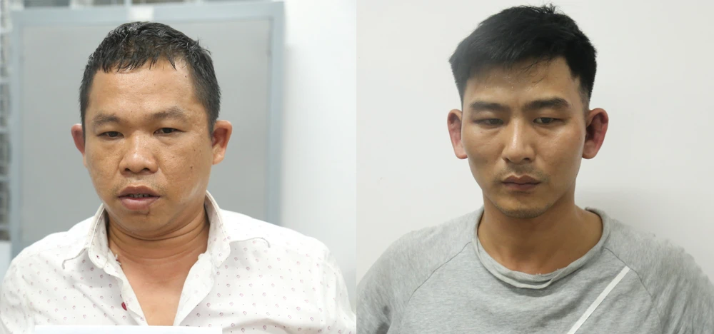 Tâm và Trí cầm đầu đường dây cá độ khủng. Ảnh: CACC