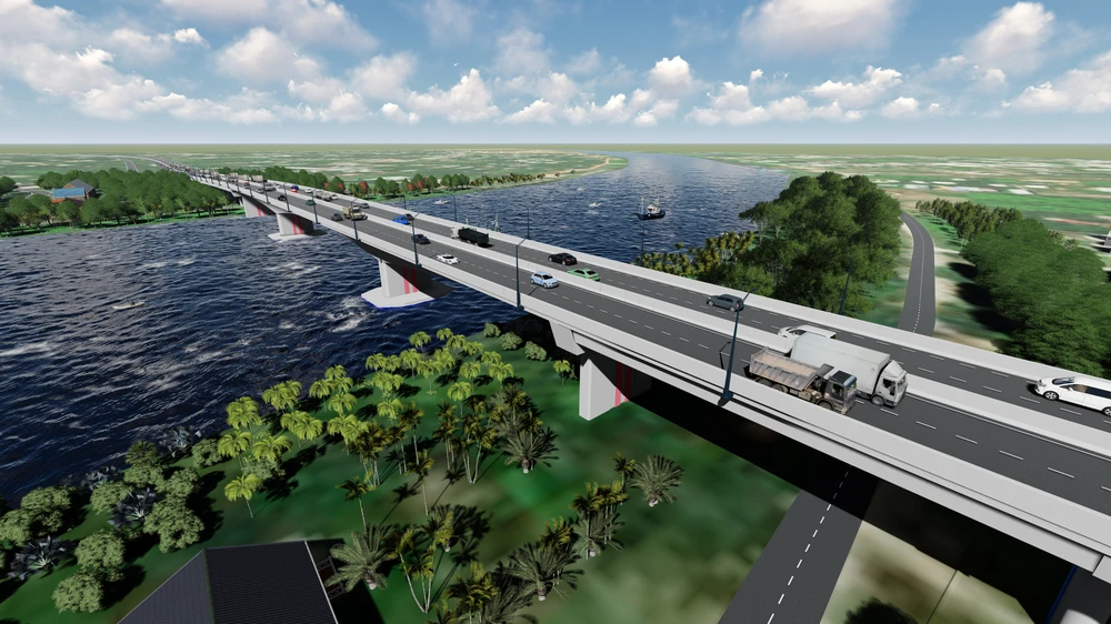 Điểm cuối của dự án đường Vành đai 3, đoạn qua Bình Dương là tại cầu Bình Gởi.