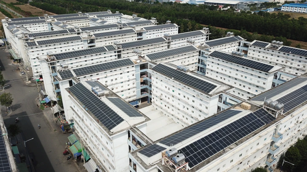 Nhiều dự án NƠXH tại Bình Dương đã đáp ứng một phần nhu cầu của người lao động ở Bình Dương. Ảnh: LA