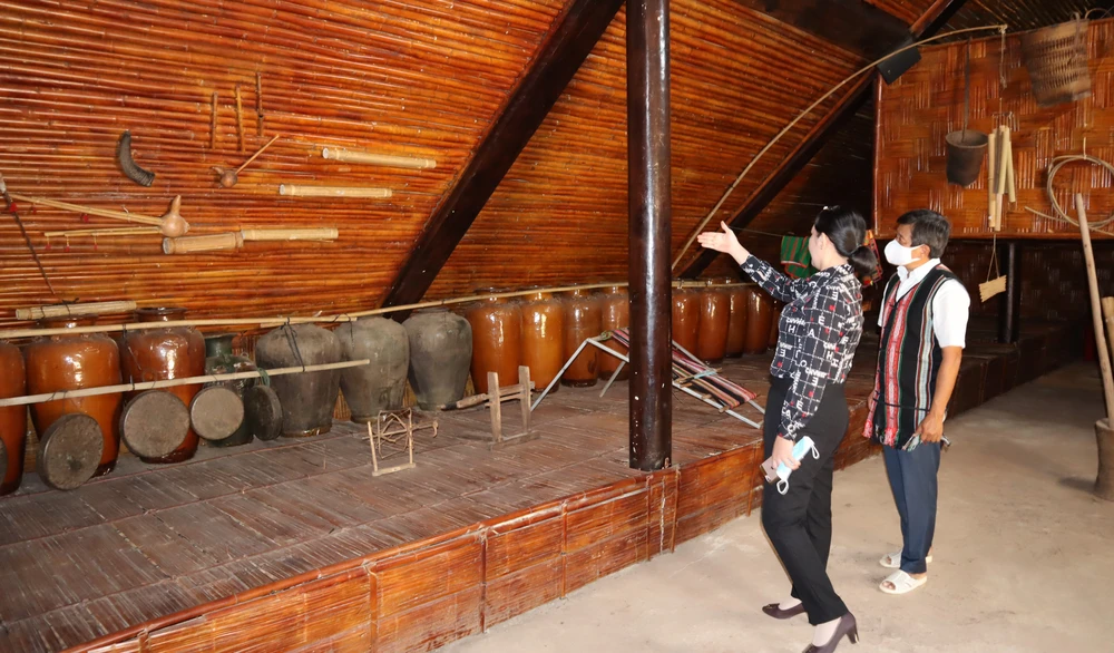 Khu bảo tồn văn hóa dân tộc S'tiêng tại sóc Bom Bo. Ảnh: LA