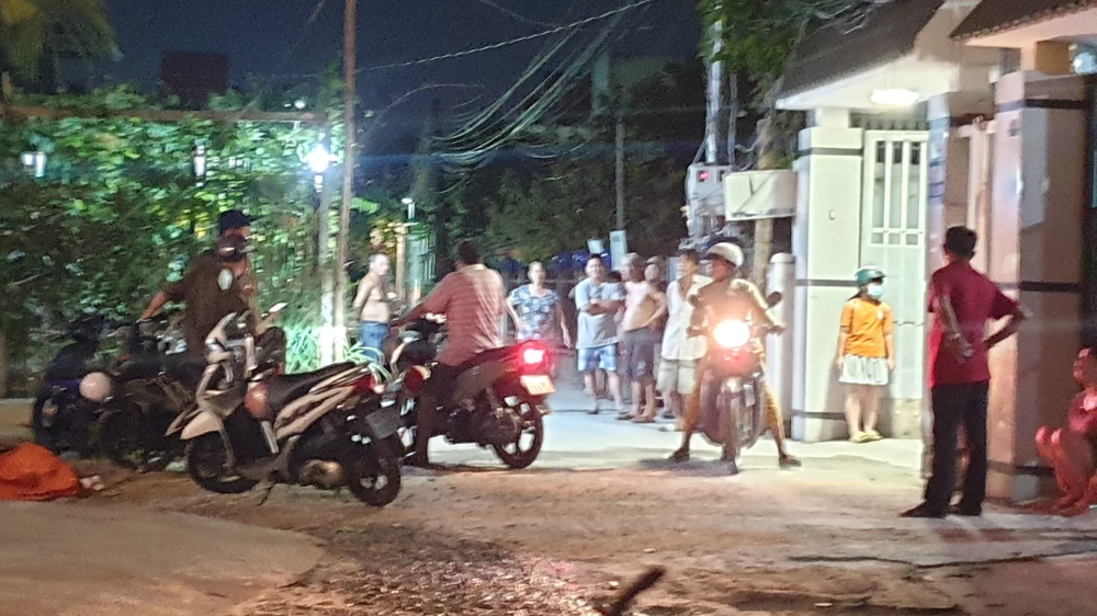 Khu vực xảy ra sự việc đau lòng. Ảnh: TH Khu vực xảy ra sự việc đau lòng. Ảnh: TH