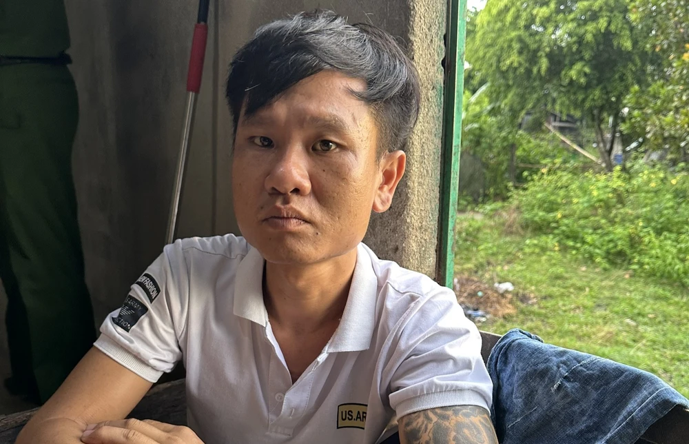 Tuấn đang bị cơ quan điều tra tạm giữ. Ảnh: CACC Tuấn đang bị cơ quan điều tra tạm giữ. Ảnh: CACC