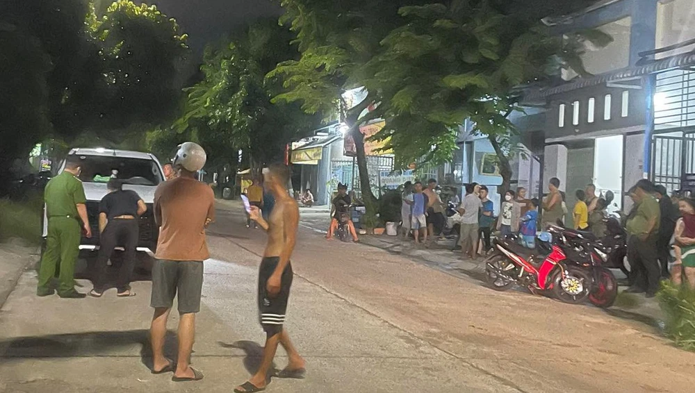 Hiện trường vụ tai nạn thương tâm. Ảnh: LA