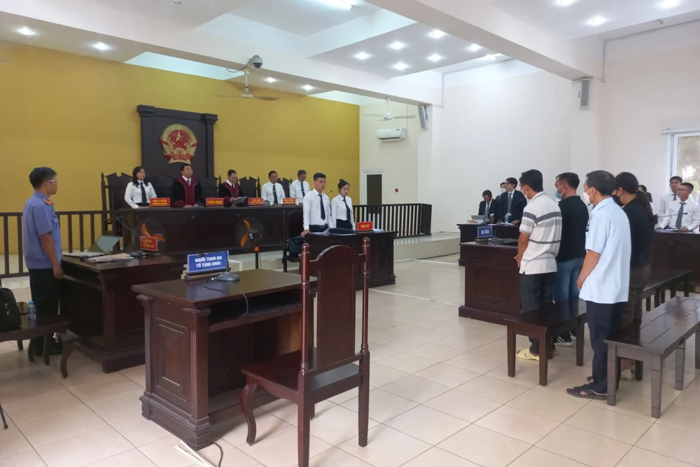 Vụ án dự kiến xét xử trong 5 ngày nhưng bị tạm hoãn. Ảnh: LA