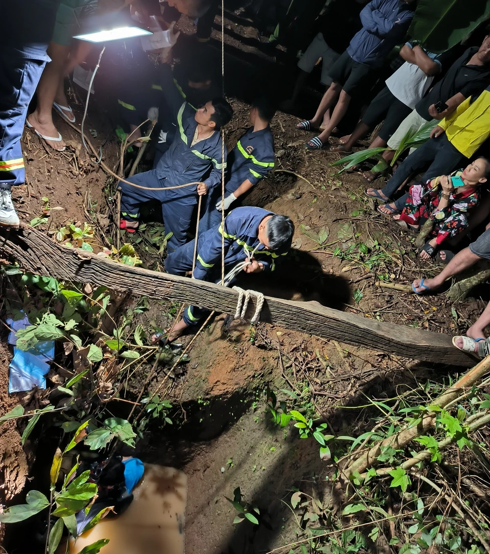 hiện trường người đàn ông bị nạn