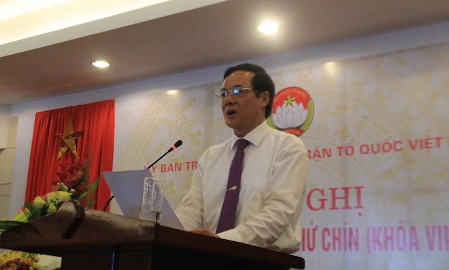 Phó Chủ tịch UBTƯMTTQVN Lê Bá Trình