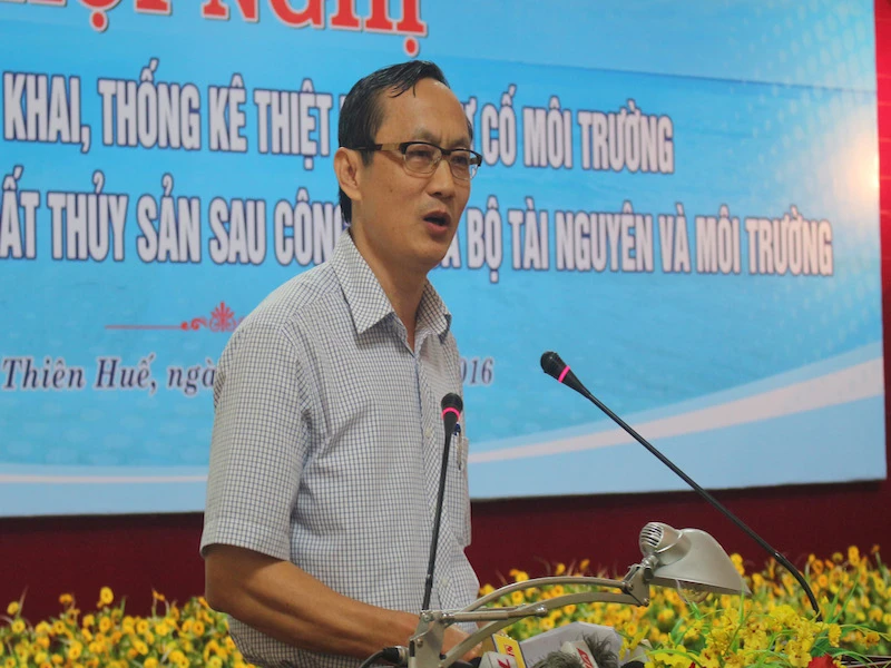 Ông Đặng Ngọc Sơn (Phó Chủ tịch tỉnh UBND tỉnh Hà Tĩnh). Ảnh: NGUYỄN DO