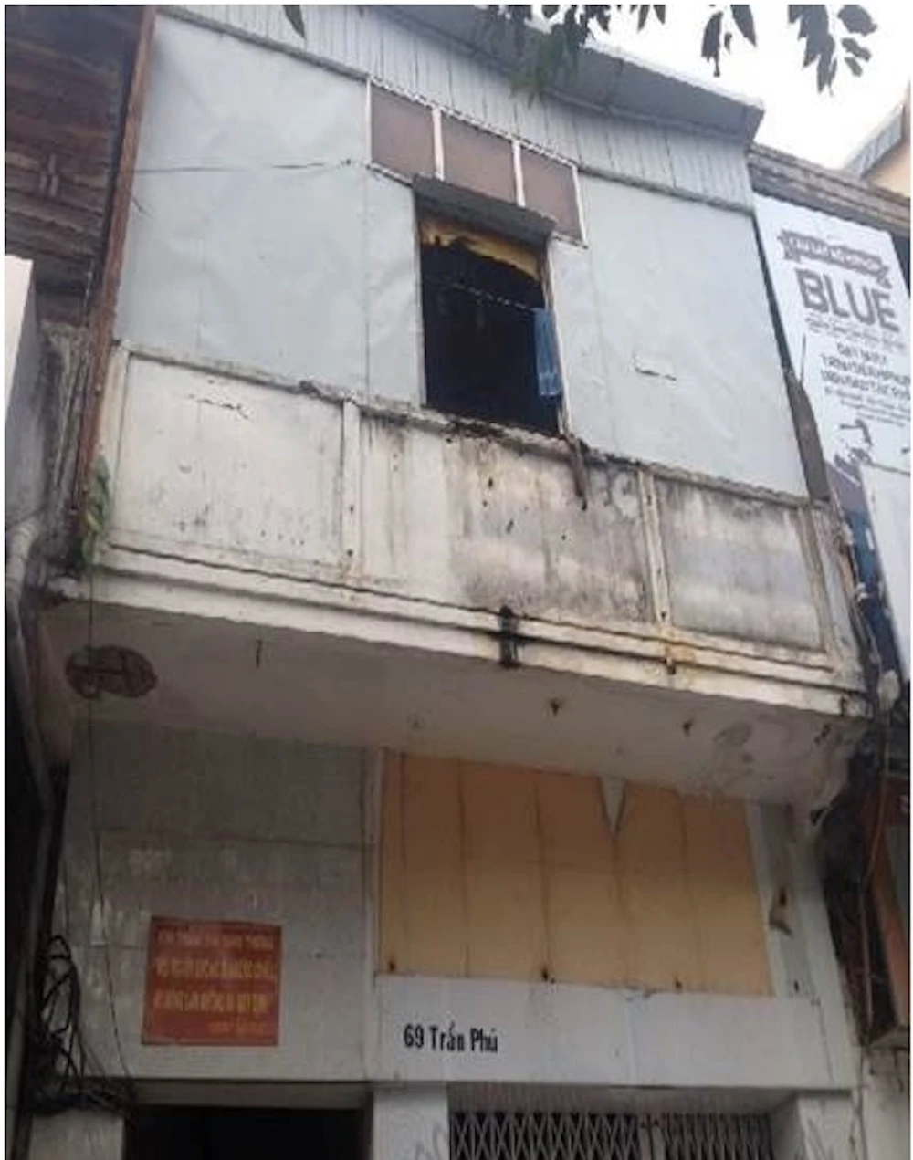 Khu tập thể 69B Trần Phú xuống cấp. Ảnh: Sở Xây dựng.