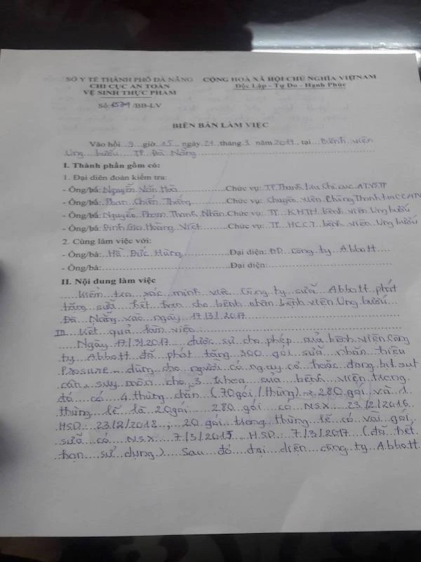 Tặng sữa hết hạn cho bệnh nhân ung thư ảnh 1 Tặng sữa hết hạn cho bệnh nhân ung thư ảnh 1