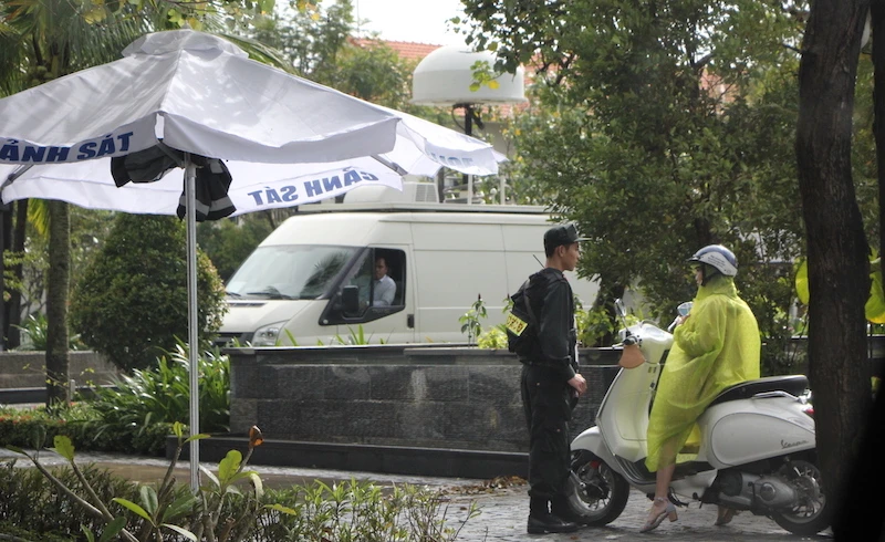 Kiểm soát an ninh đặc biệt ở hội nghị doanh nhân VN ảnh 6