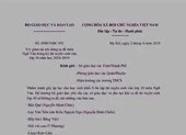 Bộ GD-ĐT bị làm giả công văn chỉ đạo về thi lớp 10