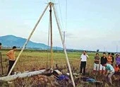 Danh tính 4 người bị điện giật chết khi dựng cột viễn thông 