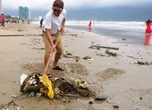 Sau mưa, rác tràn ngập bãi biển đẹp nhất hành tinh ở Đà Nẵng