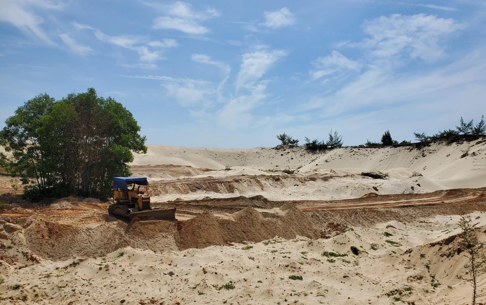 Quảng Bình sẽ tăng cường kiểm tra, xử lý các vi phạm trong khai thác khoáng sản. Ảnh: BT.