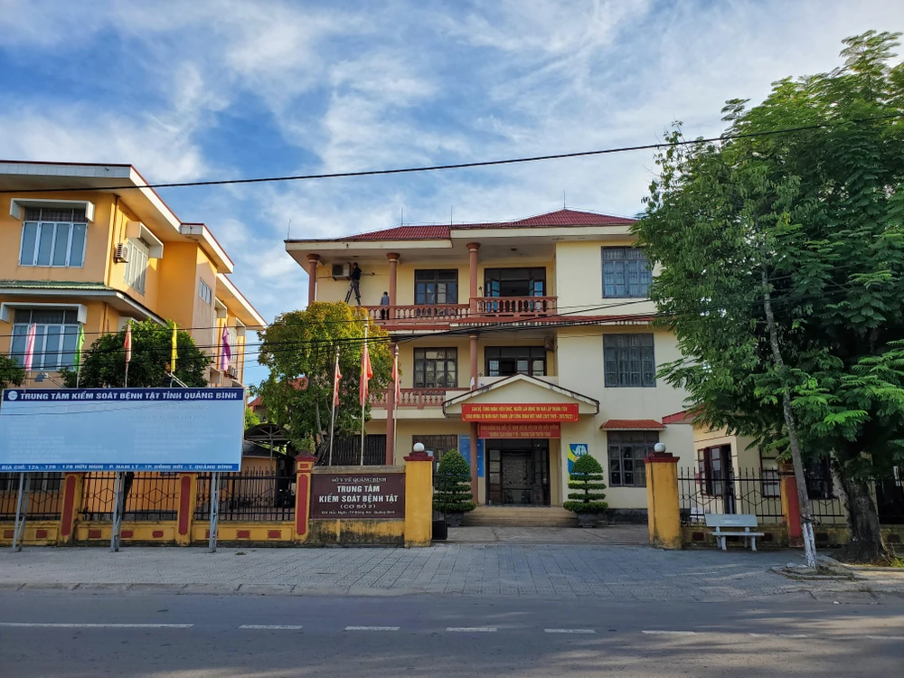Trụ sở Trung tâm kiểm soát bệnh tật Quảng Bình (Ảnh: BT).