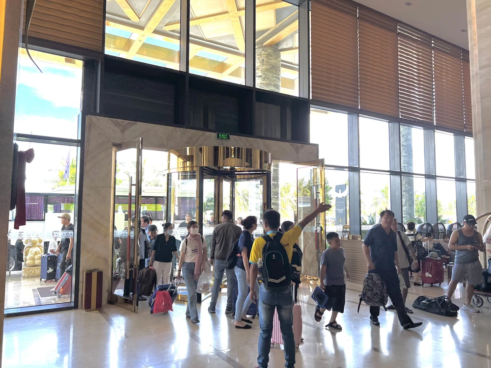 Nhiều khách sạn đã thông báo hết phòng đêm chung kết Lễ hội pháo hoa quốc tế 2023. Ảnh: MT.