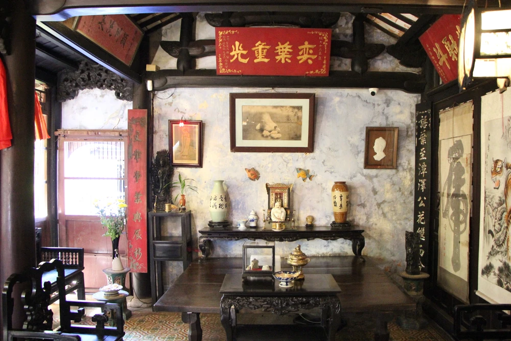 Ngôi nhà cổ tộc Trần gần như được giữ nguyên vẹn hoàn toàn. Ngôi nhà cổ tộc Trần gần như được giữ nguyên vẹn hoàn toàn.