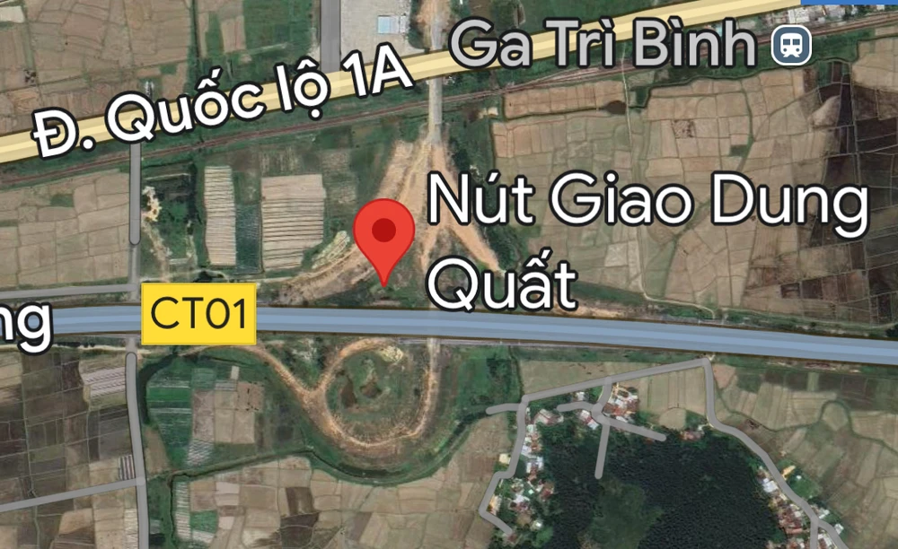 nút giao Dung Quất