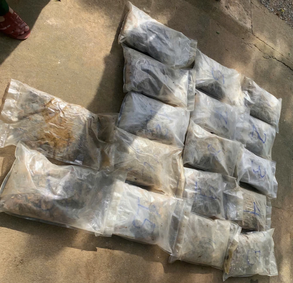 túi nilon chứa ma túy