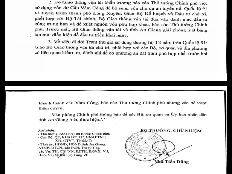 Thủ tướng giao Bộ GTVT sớm có đề án đặt BOT T2 phù hợp ảnh 2
