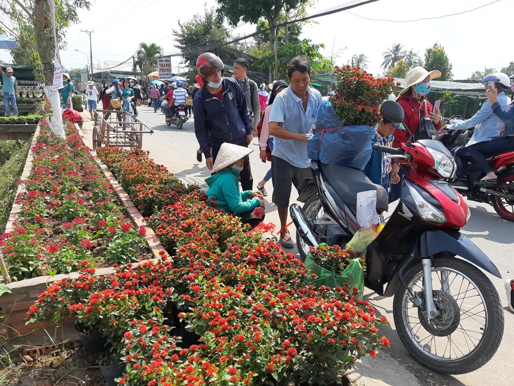 Du khách ồ ạt đổ về làng hoa Sa Đéc ngày cận Tết ảnh 19