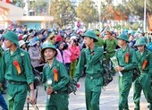 Hàng ngàn thanh niên TP.HCM lên đường nhập ngũ