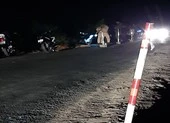 1 người tử vong trên Quốc lộ 57 nghi bị xe cán trong đêm