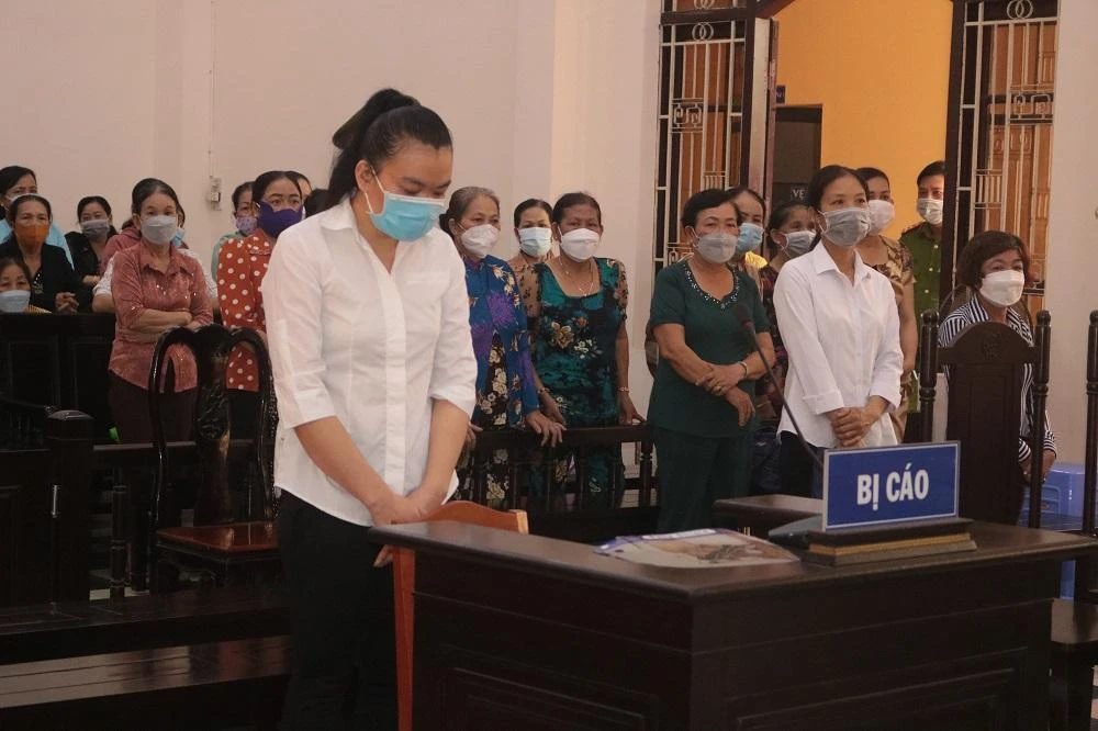 Bị cáo Nguyễn Thị Ngọc Nhàn. Ảnh: Phạm Hơn Bị cáo Nguyễn Thị Ngọc Nhàn. Ảnh: Phạm Hơn