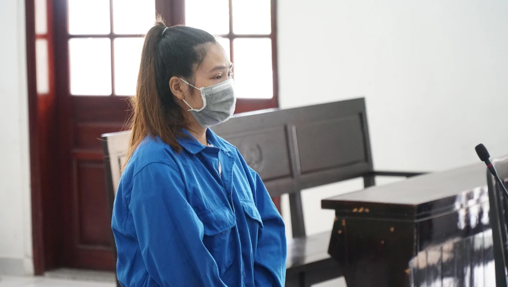 Bị cáo Lê Thị Dung. Ảnh: HD