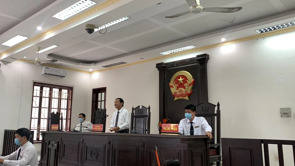 Toà tuyên án phúc thẩm. Ảnh: HD