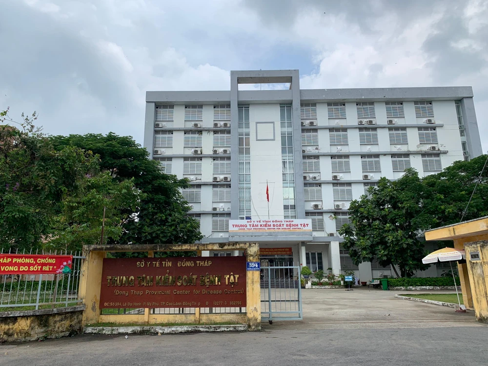 Trung tâm Kiểm soát bệnh tật tỉnh Đồng Tháp. Ảnh: HD