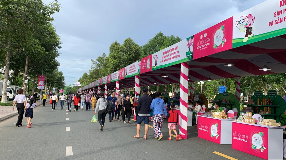 Không gian triển lãm sản phẩm OCOP