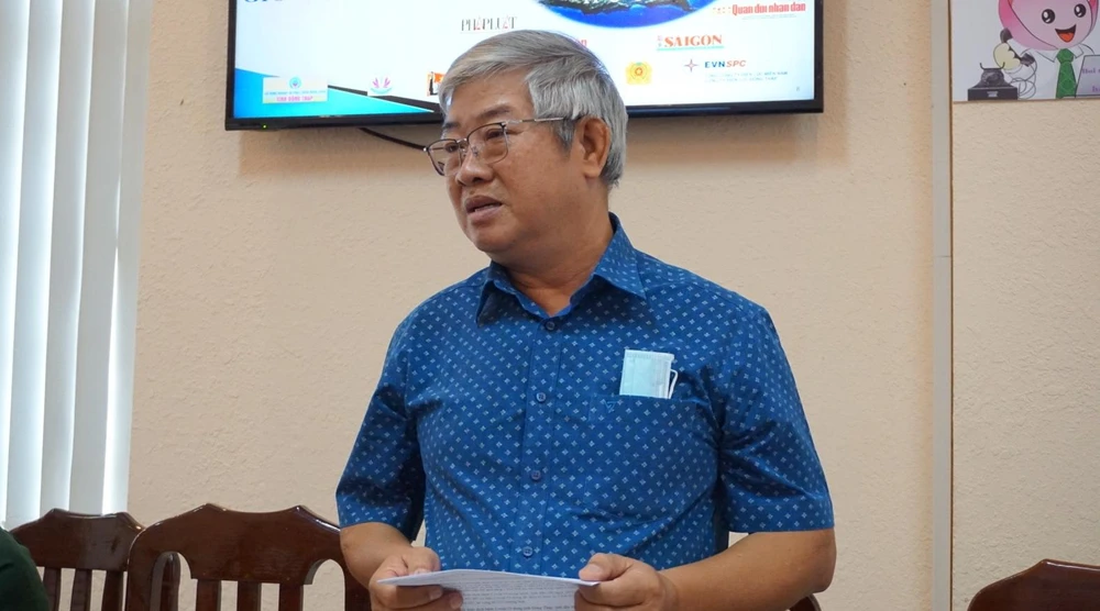 Bác sĩ Dương Ân Hận – Phó Giám đốc Phụ trách Điều hành Trung tâm Kiểm soát bệnh tật tỉnh Đồng Tháp. Ảnh: HD