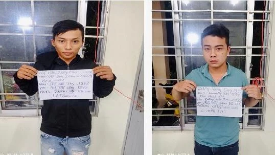 Dương Hoàng Duy và Nguyễn Văn Đăng Khoa. Ảnh: CACC