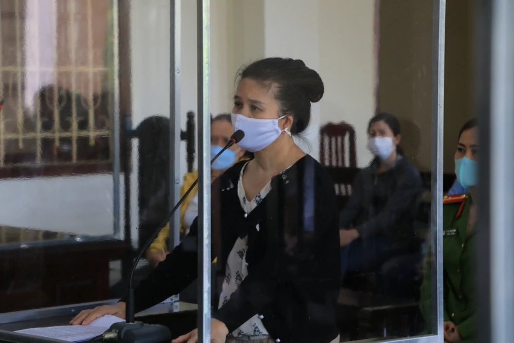 Bị cáo Hàn Thị Thu Hiền. Ảnh: HD