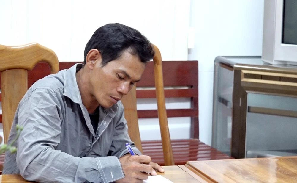 Nghi can Phan Văn Út. Ảnh: CACC