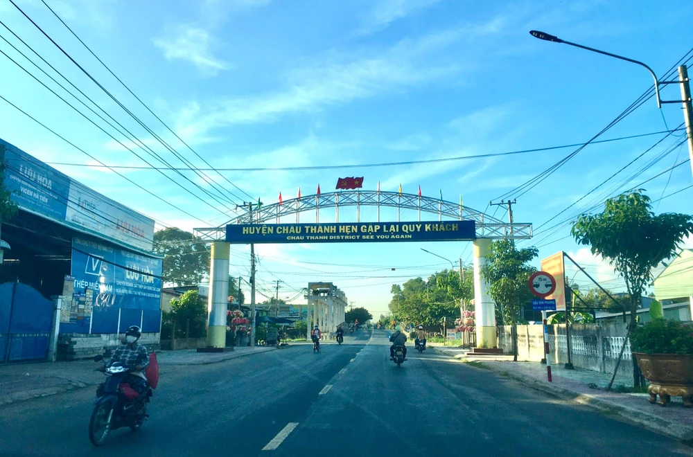 Huyện Châu Thành, tỉnh Trà Vinh. Ảnh: HD
