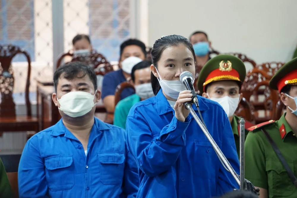 Bị cáo Hồng Mỹ Thi. Ảnh: HD