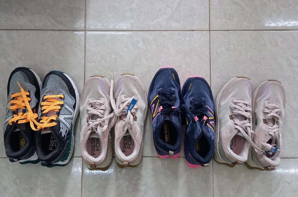 Số giày công an thu hồi được