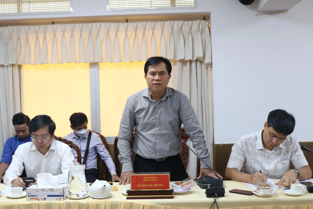 Thứ trưởng Bộ Xây dựng Lê Quang Hùng