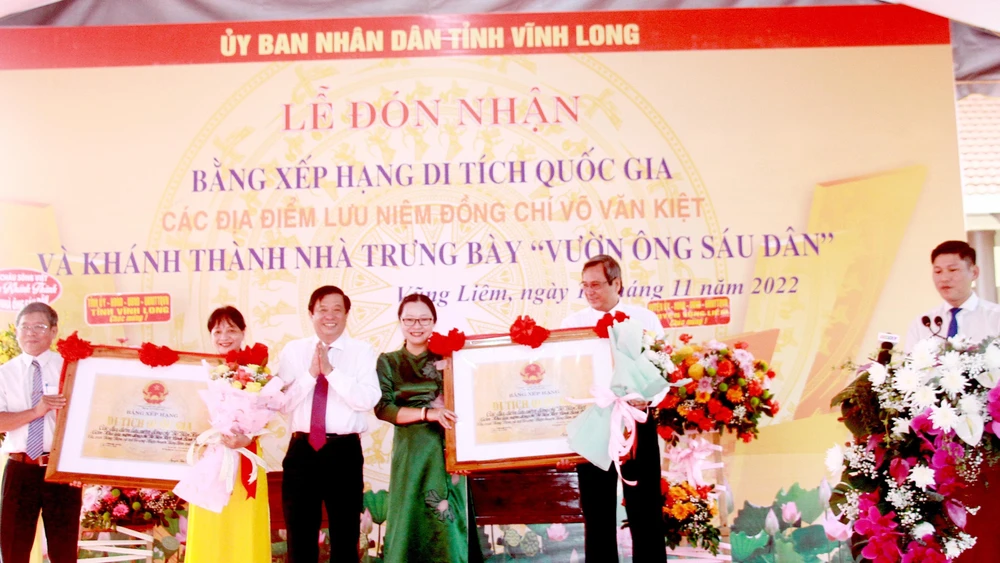 Di tích quốc gia võ văn kiệt