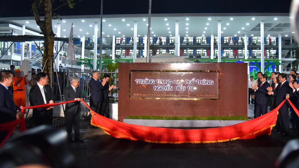 Khánh thành Trường THPT Nguyễn Hiếu Tự Trường THPT Nguyễn Hiếu Tự