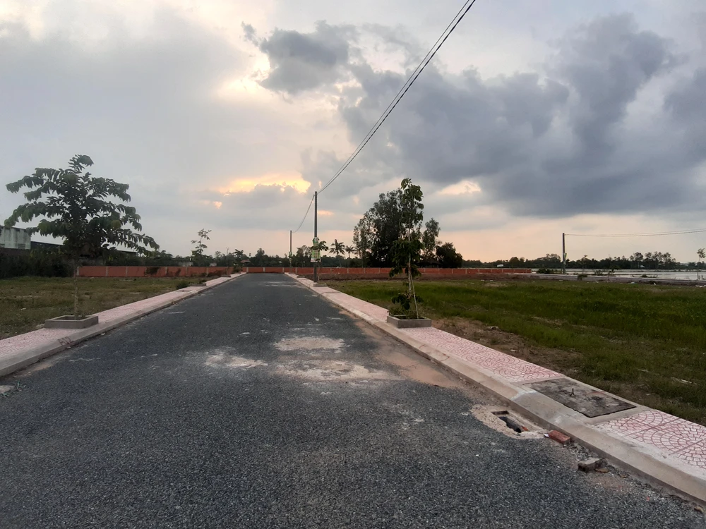 khu dân cư tự phát vĩnh long