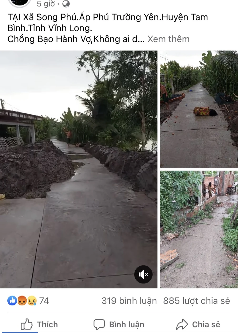 Bài đăng các đoạn clip, hình ảnh người phụ nữ bị đánh dã man