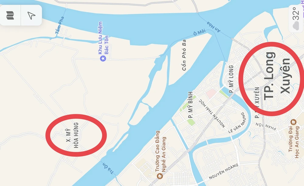 An Giang đề xuất xây cầu bắt qua sông Hậu nối Long Xuyên và cù lao Mỹ Hoà Hưng - quê hương Chủ tịch Tôn Đức Thắng