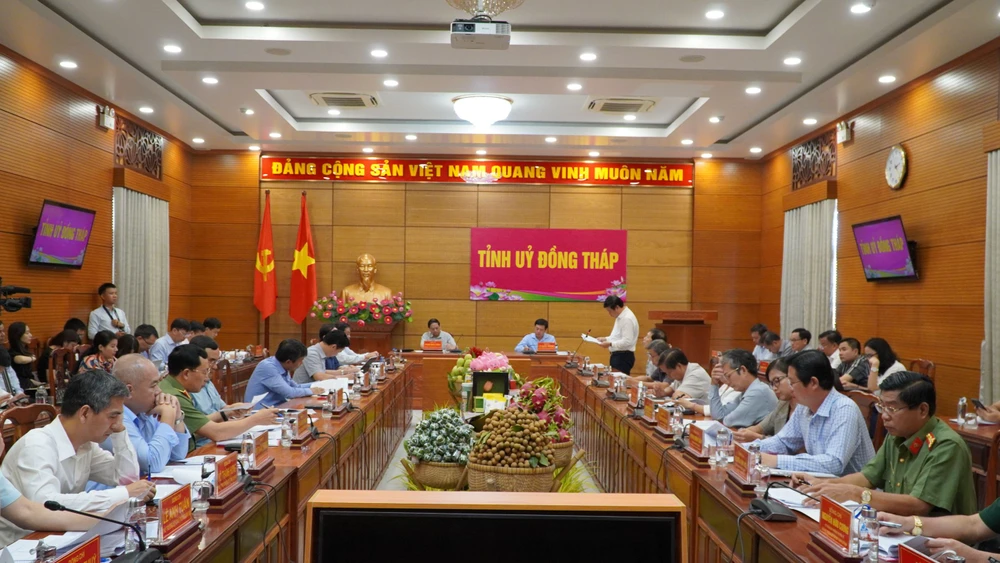 thủ tướng làm việc đồng tháp